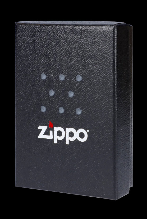 Queen of Bud Golden Vertical Flame Zippo