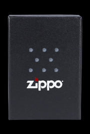 Queen of Bud Black Obsidian Vertical Flame Zippo