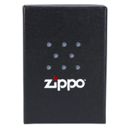 Queen of Bud Black Obsidian Vertical Flame Zippo