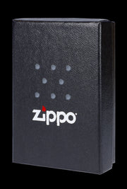 Queen of Bud Black Obsidian Vertical Flame Zippo