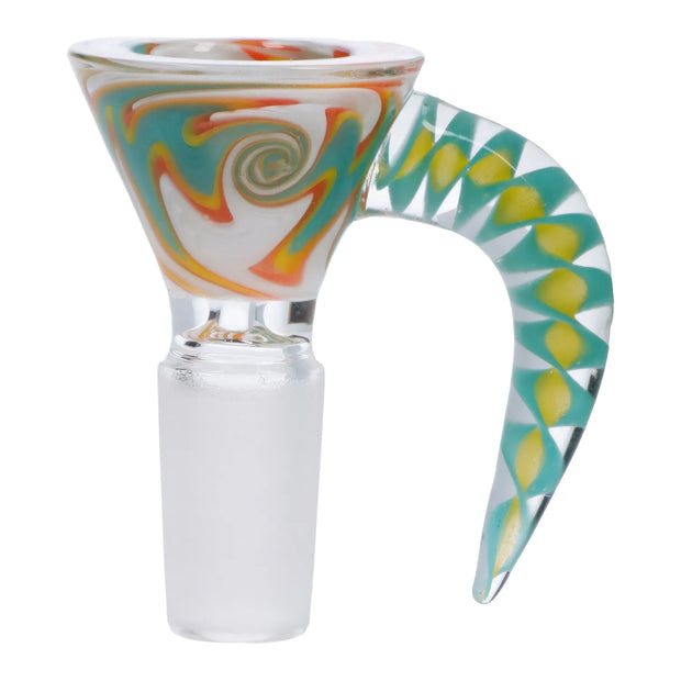 Valiant Wig Wag  Bowl with Spiky Horn - Male 14mm