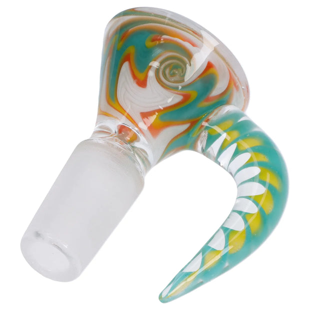 Valiant Wig Wag  Bowl with Spiky Horn - Male 14mm