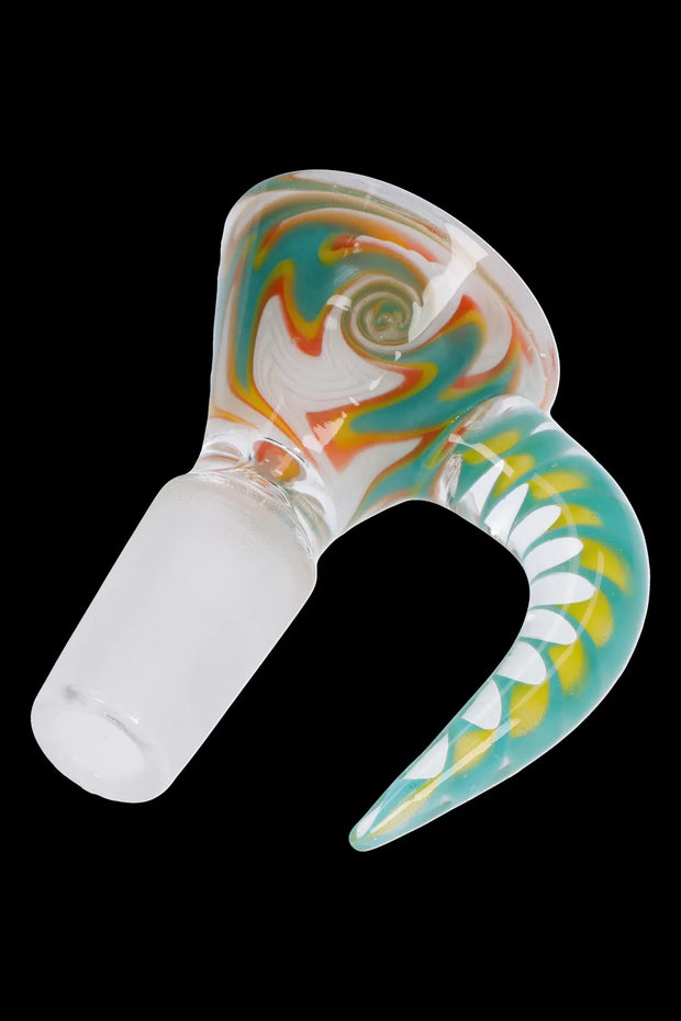 Valiant Wig Wag  Bowl with Spiky Horn - Male 14mm