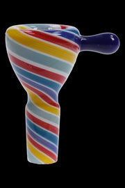 Valiant Solid Color Bowl with Dabber Horn - Male 14mm