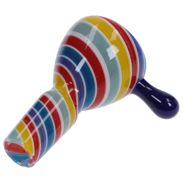 Valiant Solid Color Bowl with Dabber Horn - Male 14mm