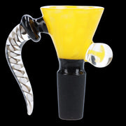 Valiant Mushroom Marble Bowl with Long Handle - Male 14mm
