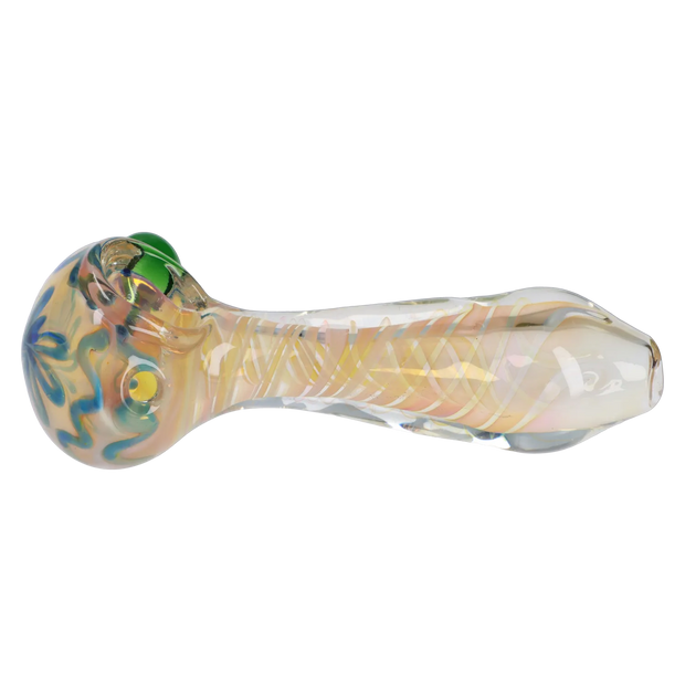 Valiant Gold Fume Twisty Spoon Pipe - 5 in.