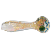 Valiant Gold Fume Twisty Spoon Pipe - 5 in.