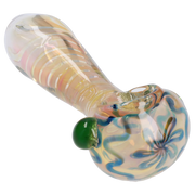 Valiant Gold Fume Twisty Spoon Pipe - 5 in.