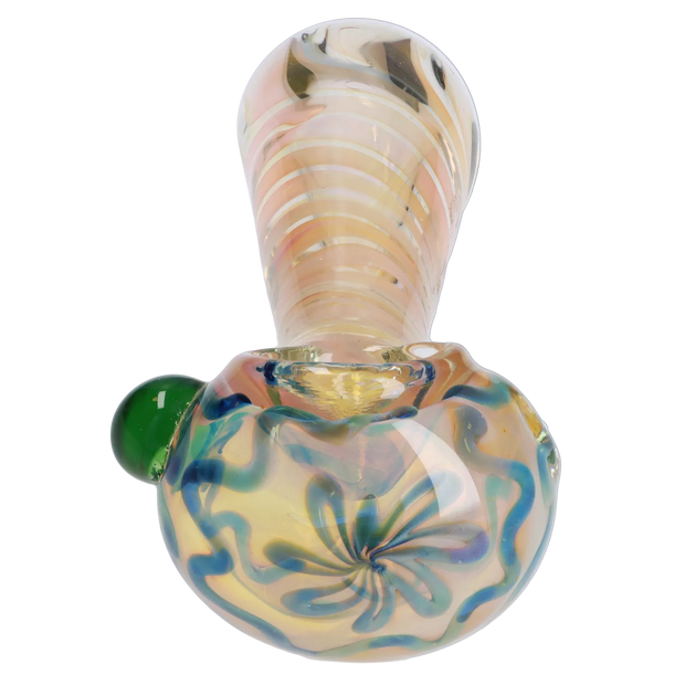 Valiant Gold Fume Twisty Spoon Pipe - 5 in.
