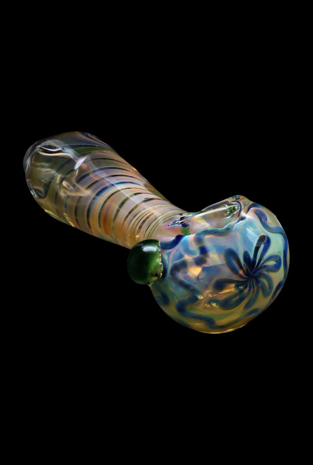 Valiant Gold Fume Twisty Spoon Pipe - 5 in.