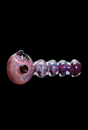 Valiant Frit Head with Marbles Spoon Pipe - 5 in.