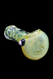 Valiant Frit Head with Marbles Spoon Pipe - 5 in.