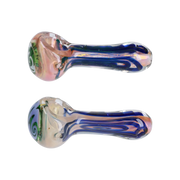 Valiant Frit Blood Color Art Pipe - 4 in.