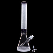 Frosted Engraved Water Pipe - 17 in.