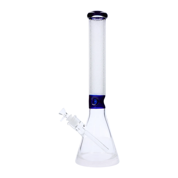 Frosted Engraved Water Pipe - 17 in.