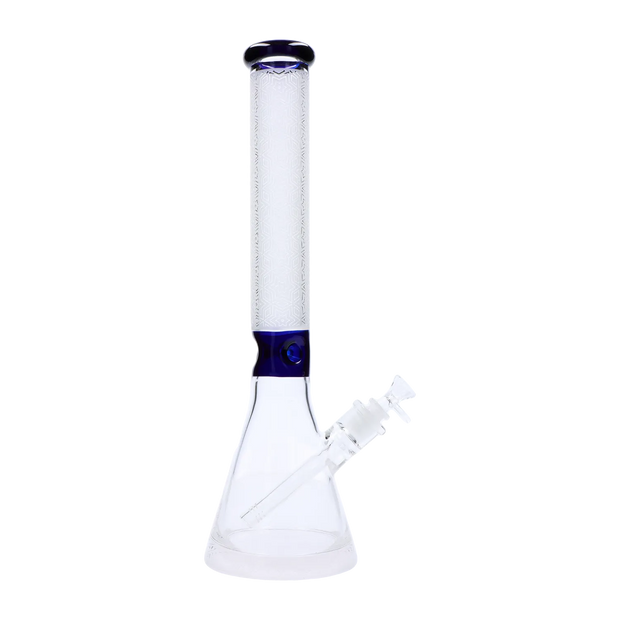 Frosted Engraved Water Pipe - 17 in.