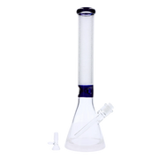 Frosted Engraved Water Pipe - 17 in.