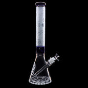 Frosted Engraved Water Pipe - 17 in.