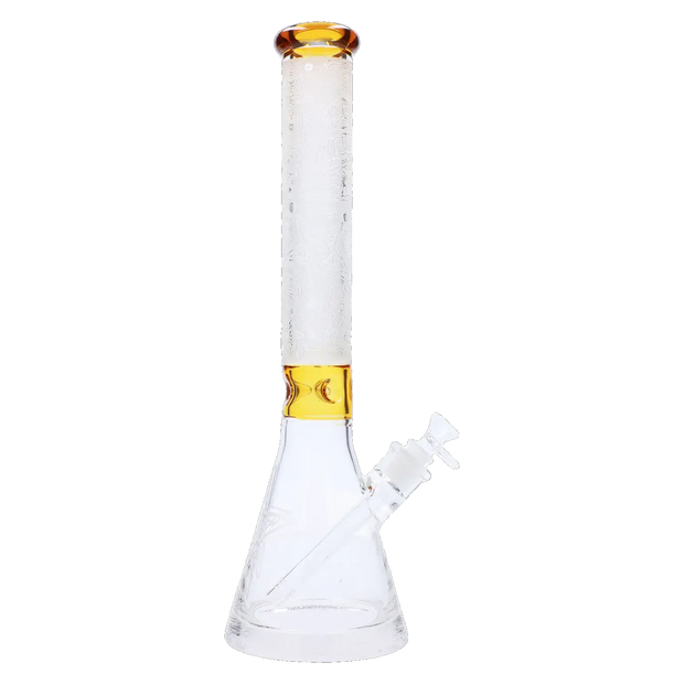 Frosted Engraved Water Pipe - 17 in.