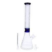 Frosted Engraved Water Pipe - 17 in.