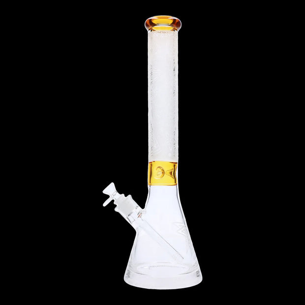 Frosted Engraved Water Pipe - 17 in.