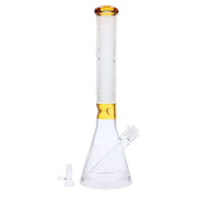 Frosted Engraved Water Pipe - 17 in.