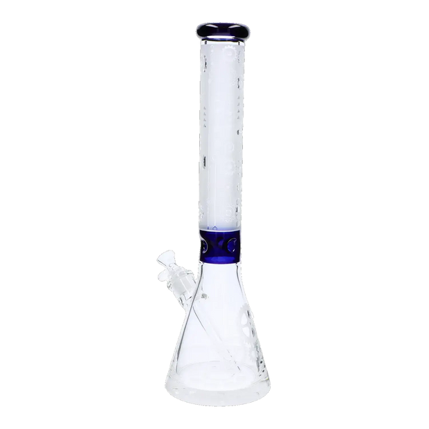 Frosted Engraved Water Pipe - 17 in.