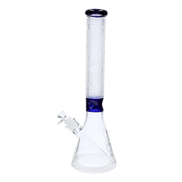 Frosted Engraved Water Pipe - 17 in.