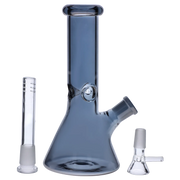 Valiant Electroplated Beaker Water Pipe - 8 in.