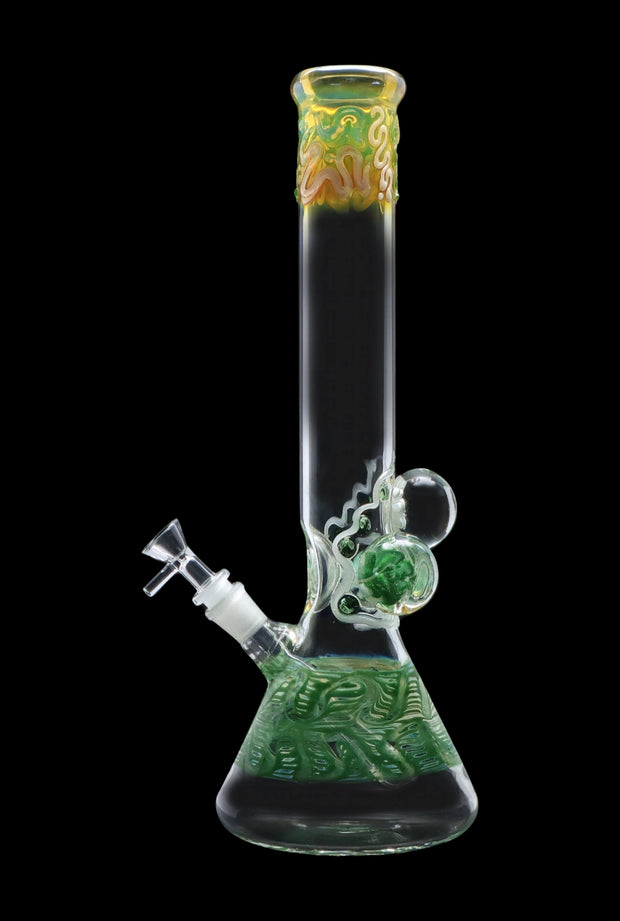 Valiant Mushroom Marble Water Pipe - 18 in.