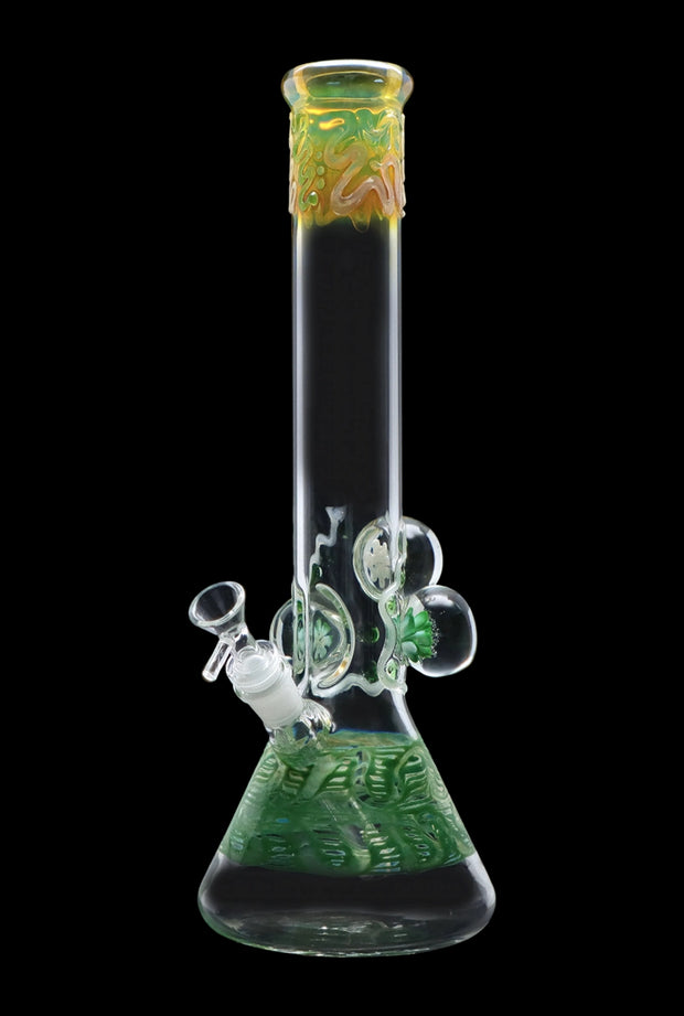 Valiant Mushroom Marble Water Pipe - 18 in.