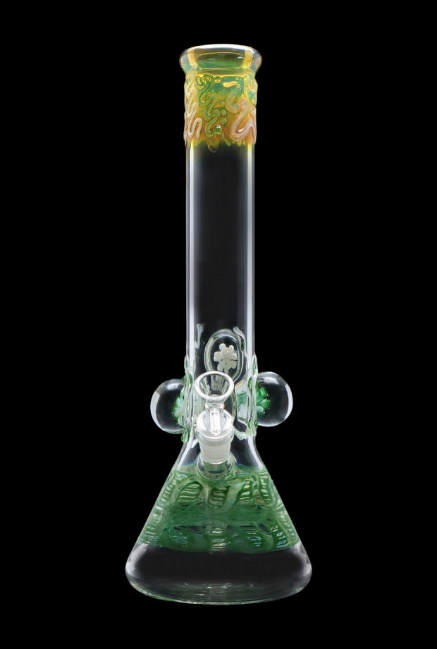 Valiant Mushroom Marble Water Pipe - 18 in.
