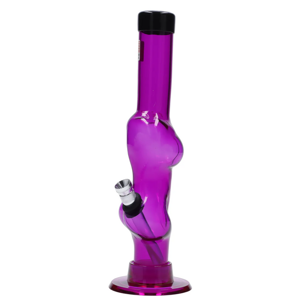 JM Plastics Serving Body Acrylic Water Pipe - 8 in.