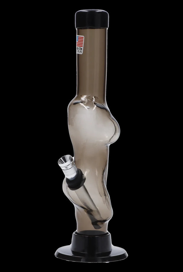 JM Plastics Serving Body Acrylic Water Pipe - 8 in.