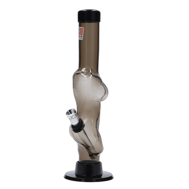 JM Plastics Serving Body Acrylic Water Pipe - 8 in.