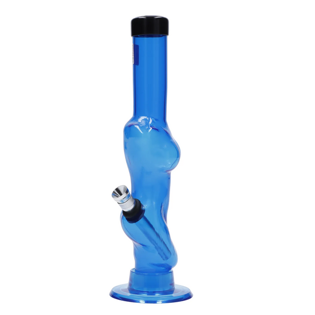 JM Plastics Serving Body Acrylic Water Pipe - 8 in.