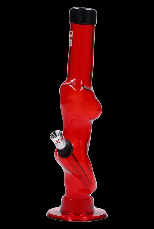 JM Plastics Serving Body Acrylic Water Pipe - 8 in.