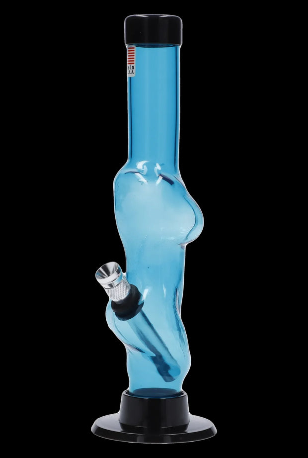 JM Plastics Serving Body Acrylic Water Pipe - 8 in.