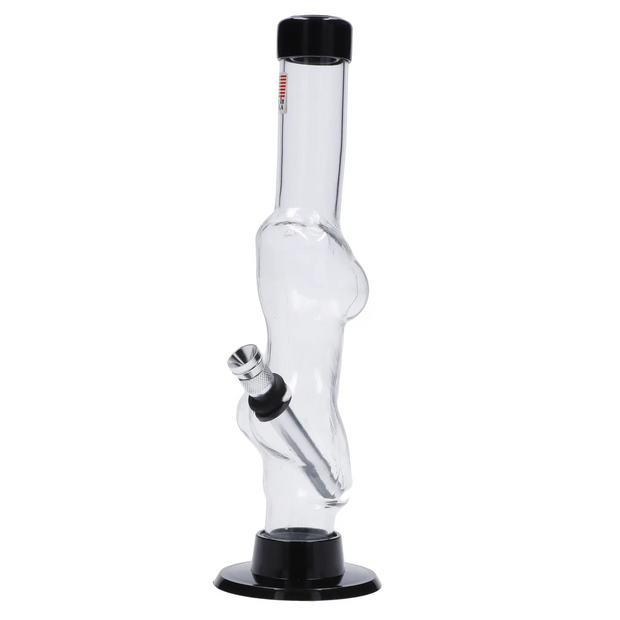 JM Plastics Serving Body Acrylic Water Pipe - 8 in.