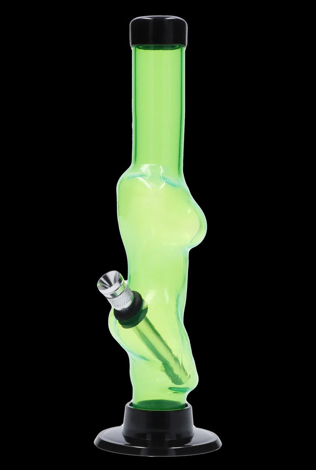 JM Plastics Serving Body Acrylic Water Pipe - 8 in.