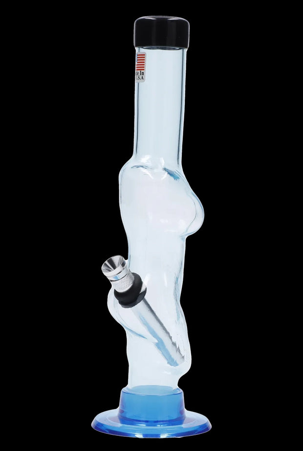 JM Plastics Serving Body Acrylic Water Pipe - 8 in.