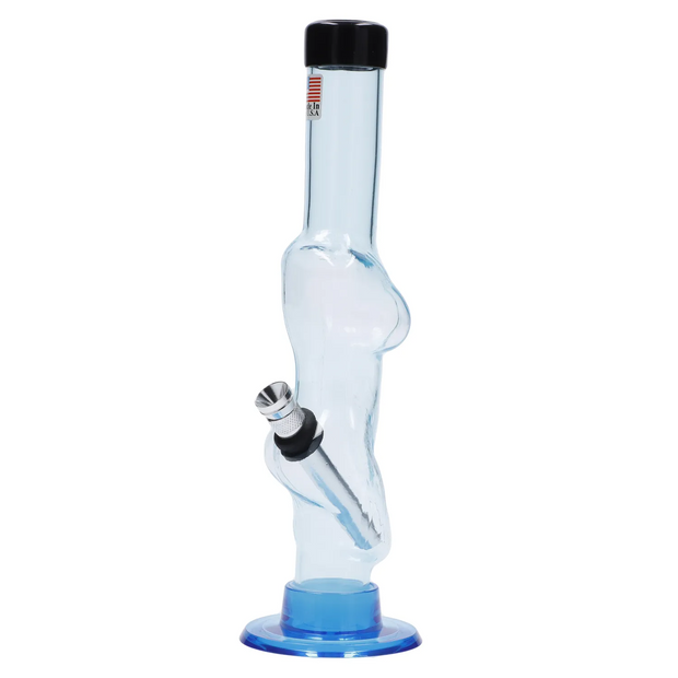 JM Plastics Serving Body Acrylic Water Pipe - 8 in.