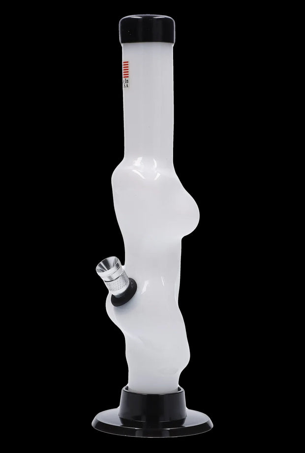 JM Plastics Serving Body Acrylic Water Pipe - 8 in.