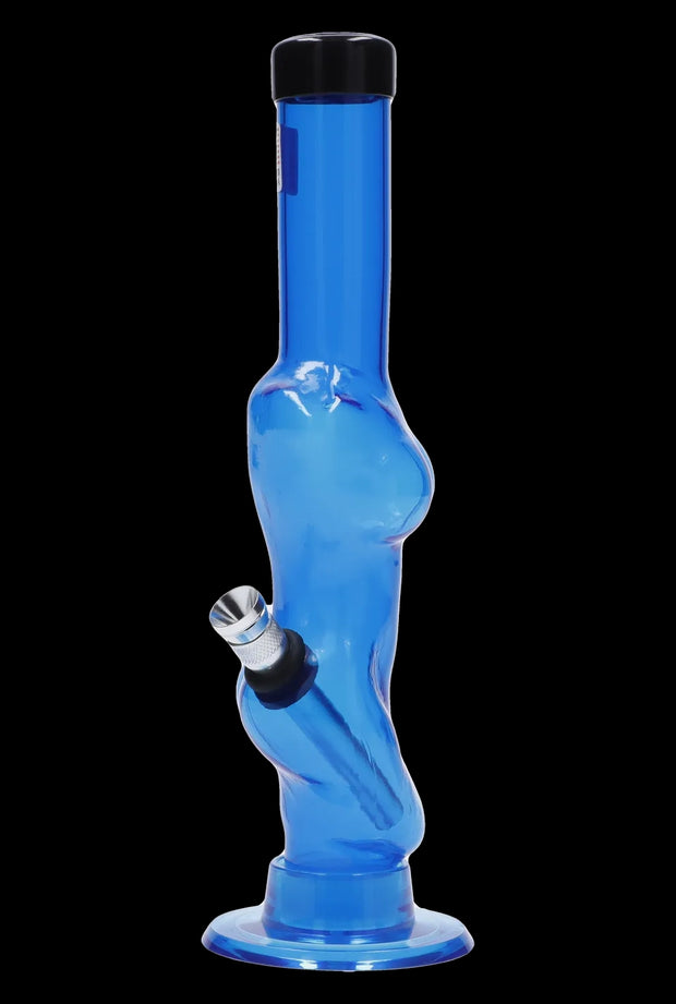 JM Plastics Serving Body Acrylic Water Pipe - 8 in.