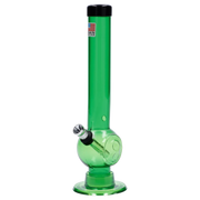 JM Plastics Magic 8 Ball Base with Carb Hole Acrylic Water Pipe - 8 in.