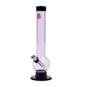 JM Plastics Magic 8 Ball Base with Carb Hole Acrylic Water Pipe - 8 in.