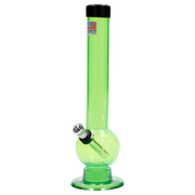 JM Plastics Magic 8 Ball Base with Carb Hole Acrylic Water Pipe - 8 in.