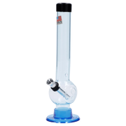 JM Plastics Magic 8 Ball Base with Carb Hole Acrylic Water Pipe - 8 in.