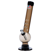 JM Plastics Bent Neck with Grip and Carb Hole Acrylic Water Pipe - 8 in.